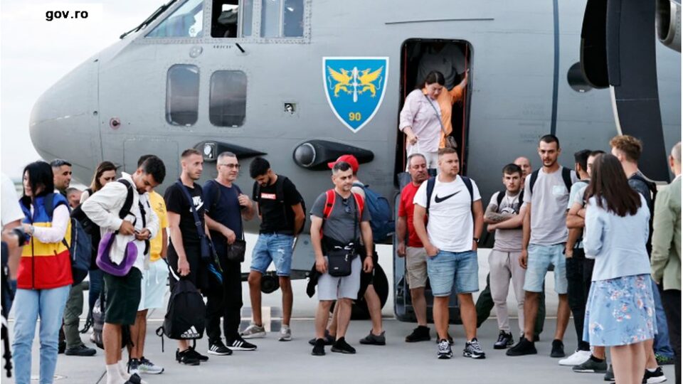 Repatriere români Orientul Mijlociu (foto: gov. ro)