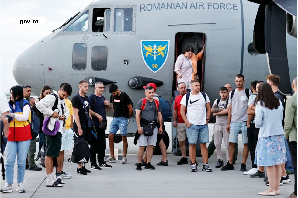 Repatriere români Orientul Mijlociu (foto: gov. ro)