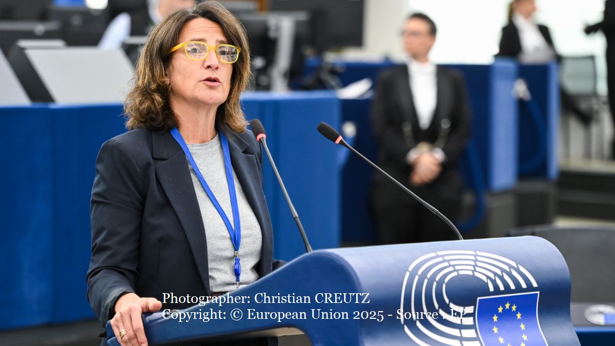 Teresa Ribera (Photographer: Christian CREUTZ Copyright: © European Union 2025 - Source : EP)