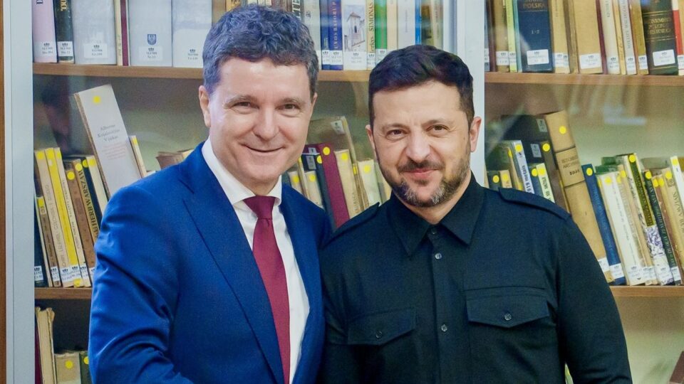 Президенти Румунії та України