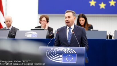 Gheorghe Falcă (Foto: Photographer: Mathieu CUGNOT Copyright: © European Union 2025 - Source : EP)