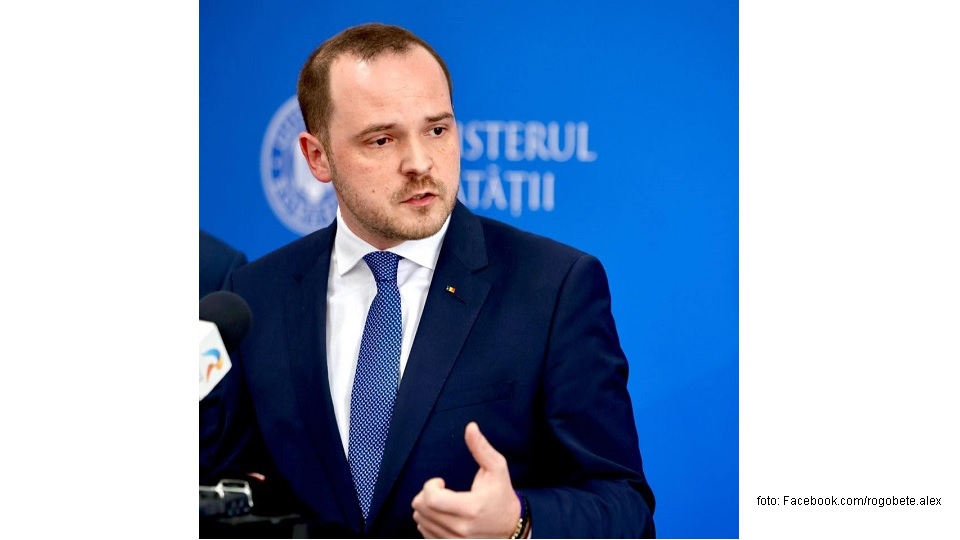 foto: Facebook.com/rogobete.alex (Ministrul sănătăţii, Alexandru Rogobete)