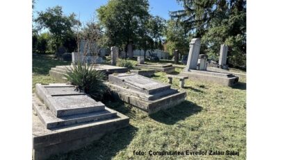 foto: Comunitatea Evreilor Zalău Sălaj (Cimitirul Evreiesc din Zalău a fost curăţat din nou)