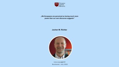 Seria Interviuri@IER: dl Jochen M. Richter, membru executiv al think tank-ului Diplomatic Council