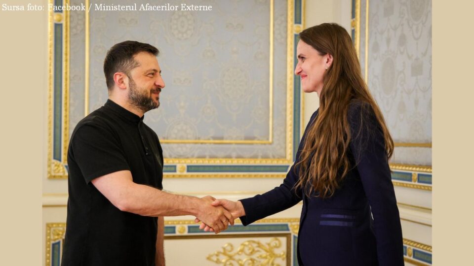 Ministrul român de externe, Oana Ţoiu 