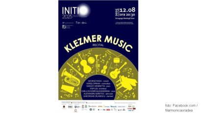 foto: Facebook.com/filarmonicaoradea (concert de muzică Klezmer)