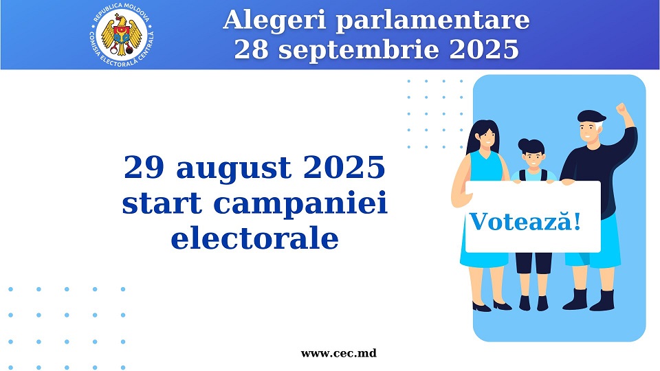A început campania electorală pentru alegerile parlamentre din Republica Moldova (foto www.cec.md) A început campania electorală pentru alegerile parlamentre din Republica Moldova (foto www.cec.md)