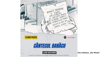 Audiobook „Cântecul barăcii” (foto Institutul „Elie Wiesel”)