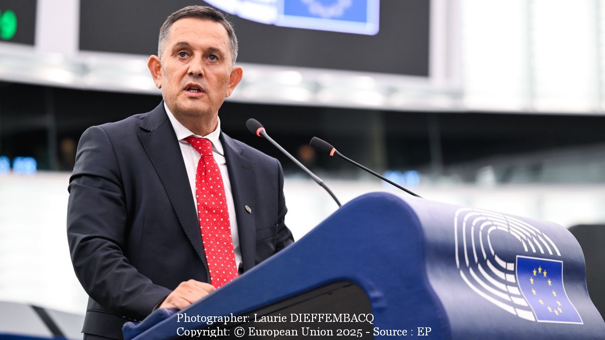 Gheorghe Piperea (Photographer: Laurie DIEFFEMBACQ Copyright: © European Union 2025 - Source : EP)