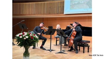 foto: Moment din concertul Enescu 70 (foto ICR Tel Aviv)