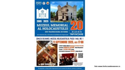Muzeul Memorial al Holocaustului din Transilvania de Nord - 20 de ani (foto www.holocaustmuseum.ro)