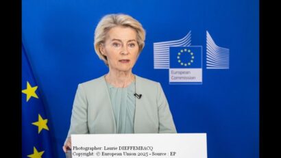 Președinta Comisiei Europene, Ursula von der Leyen