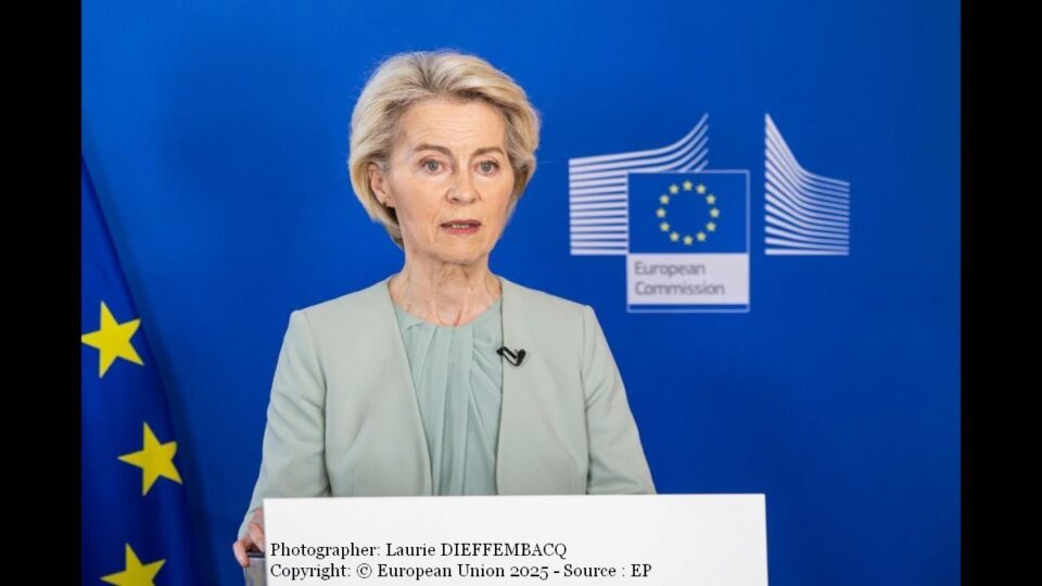 Președinta Comisiei Europene, Ursula von der Leyen