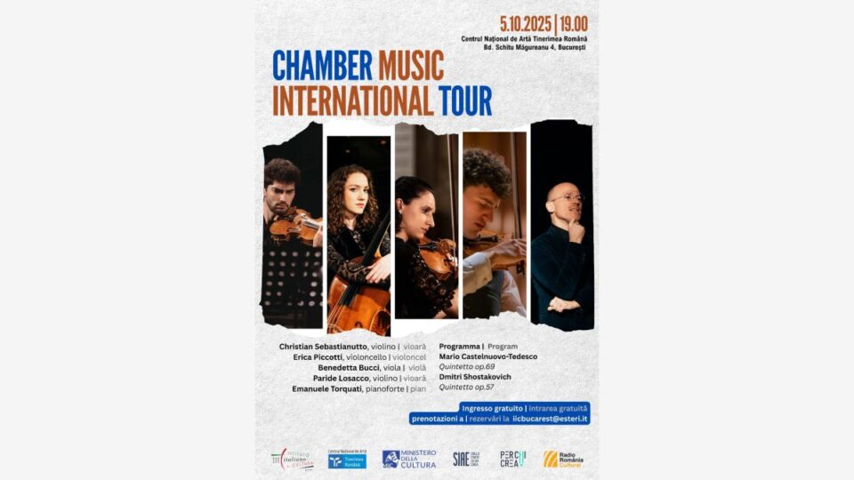 L'Accademia dei Cameristi, concerti in Romania (fonte: Istituto Italiano di Cultura Bucarest)