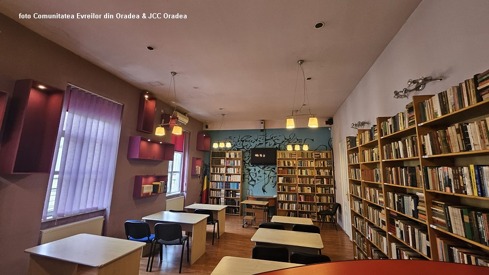 foto: Biblioteca JCC Oradea (foto Comunitatea Evreilor din Oradea & JCC Oradea)