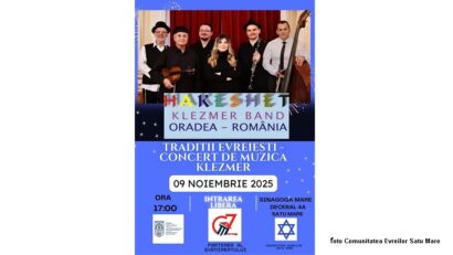 Concert klezmer la Satu Mare (foto Comunitatea Evreilor Satu Mare)