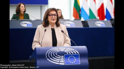 Dubravka Šuica, Comisarul european pentru Mediterana (Photographer: Alexis HAULOT Copyright: © European Union 2025 - Source : EP) Dubravka Šuica, Comisarul european pentru Mediterana (Photographer: Alexis HAULOT Copyright: © European Union 2025 - Source : EP)