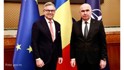 EU-Kommissar Magnus Brunner trifft Premierminister Ilie Bolojan /Foto: gov.ro