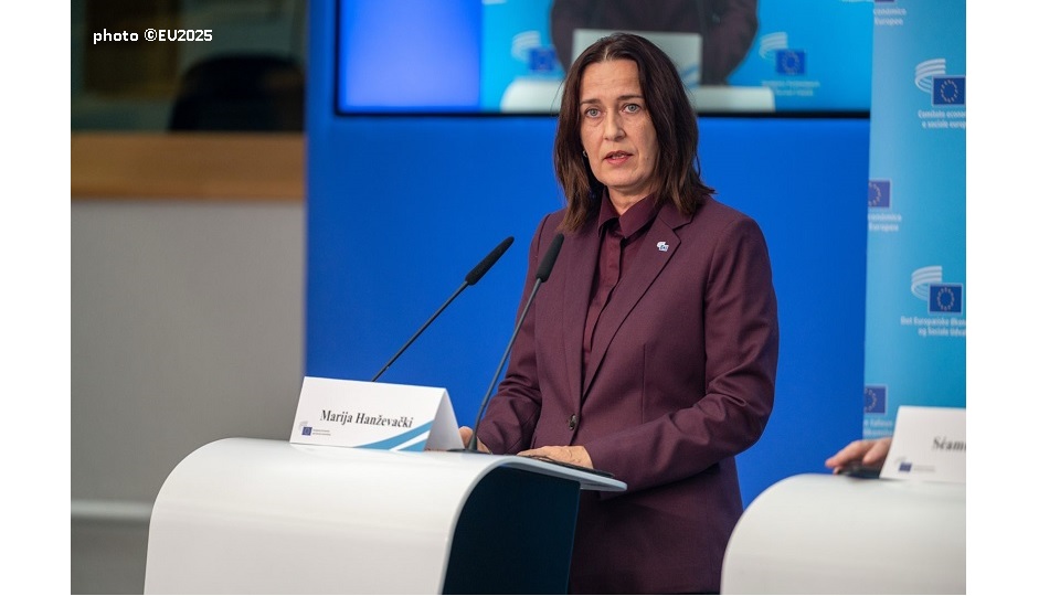 Marija Hanževački EESC Vice-President for Communication (photo ©EU2025)