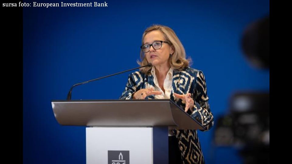 Nadia Calviño, președinte al Băncii Europene de Investiții (BEI) (Sursa foto: European Investment Bank)