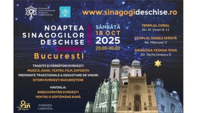 Noaptea Sinagogilor Deschise 2025 (foto JCC Bucureşti)