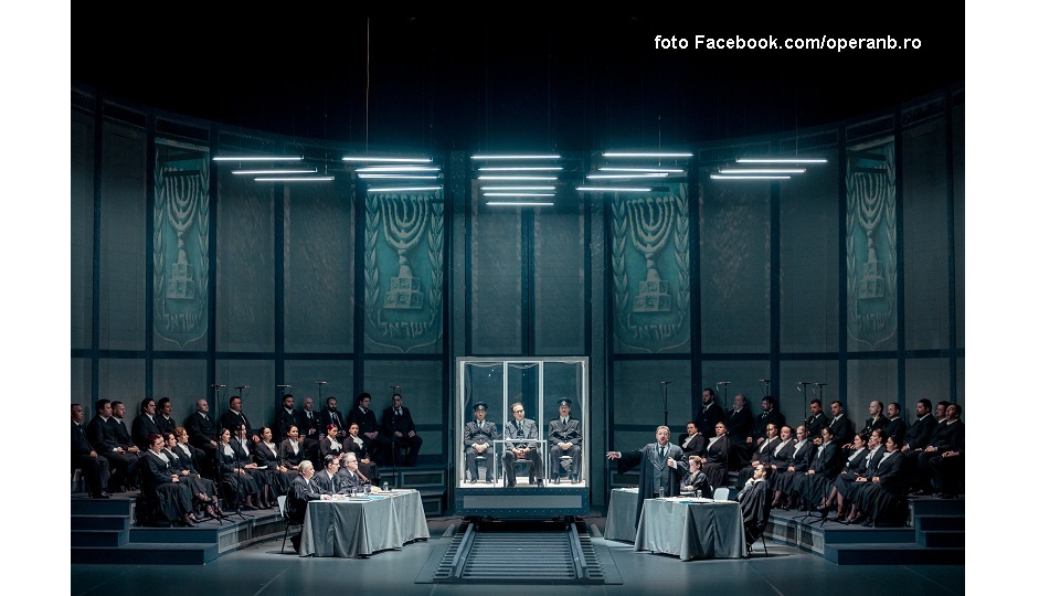 Opera „Procesul lui Eichmann” (foto Facebook.com/operanb.ro)