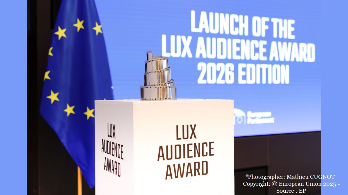Lux Audience Award 2025 (Foto: Photographer: Mathieu CUGNOT Copyright: © European Union 2025 - Source : EP) Lux Audience Award 2025 (Foto: Photographer: Mathieu CUGNOT Copyright: © European Union 2025 - Source : EP)