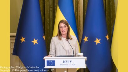 Președinta Parlamentului European, Roberta Metsola (foto: Photographer: Vladyslav Musiienko Copyright: © European Union 2025 - Source : EP)