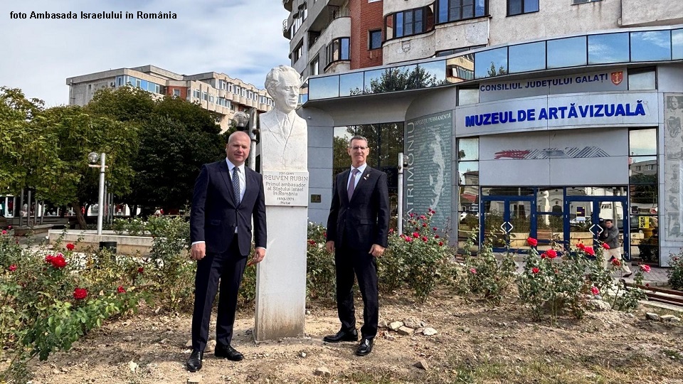 foto: Vizita Ambasadorului Israelului la Galaţi (foto Ambasada Israelului în România)