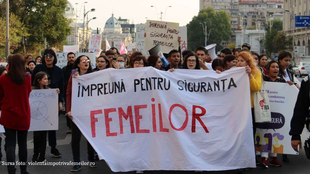 Marsul “Împreuna pentru Siguranta Femeilor” (sursa foto: