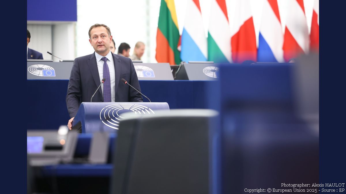 Christophe Hansen (Photographer: Alexis HAULOT Copyright: © European Union 2025 - Source : EP)