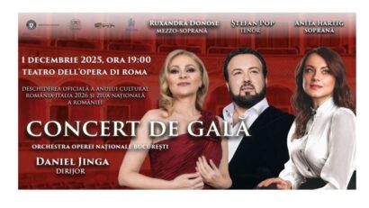 L'Anno Culturale Romania-Italia si apre al Teatro dell'Opera di Roma.