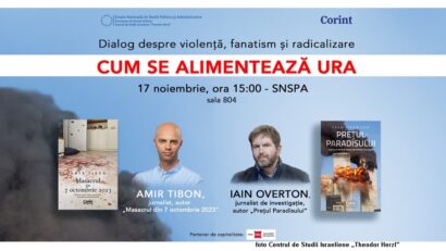 Dezbatere publică la Centrul de Studii Israeliene „Theodor Herzl” (foto Centrul de Studii Israeliene „Theodor Herzl”)