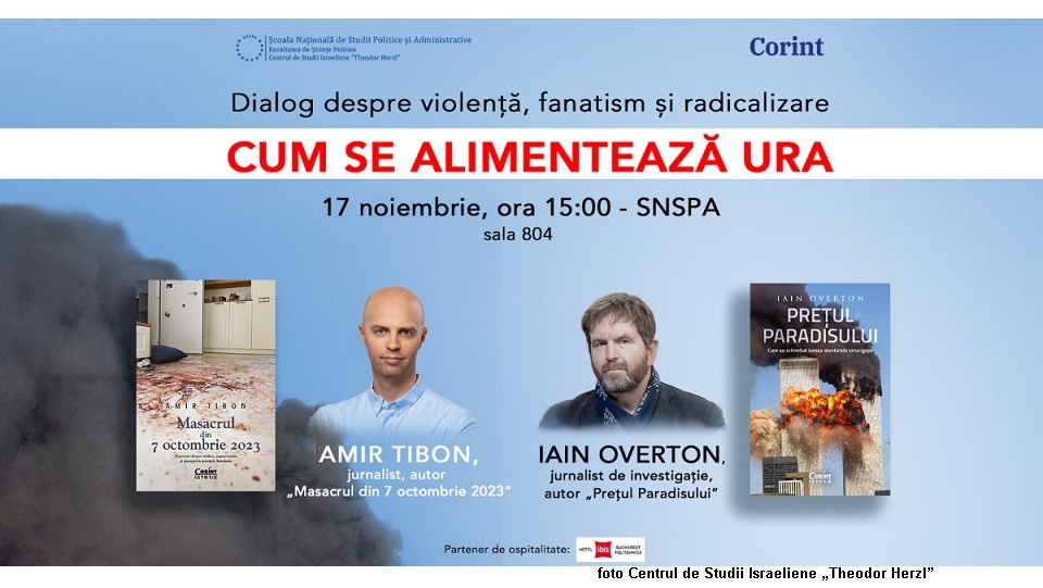 Dezbatere publică la Centrul de Studii Israeliene „Theodor Herzl” (foto Centrul de Studii Israeliene „Theodor Herzl”)