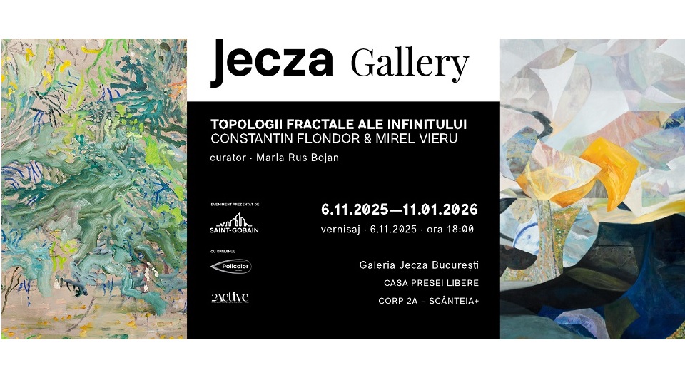 Jecza Gallery București găzduieşte expoziția „Topologii fractale ale infinitului”