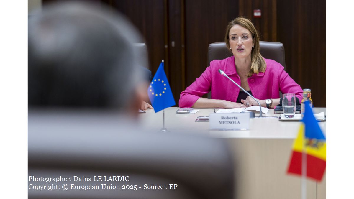 Roberta Metsola (Photographer: Daina LE LARDIC Copyright: © European Union 2025 - Source : EP)