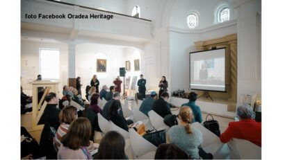 Seminarul “Conservarea cimitirelor evreiești” (foto Facebook Oradea Heritage)