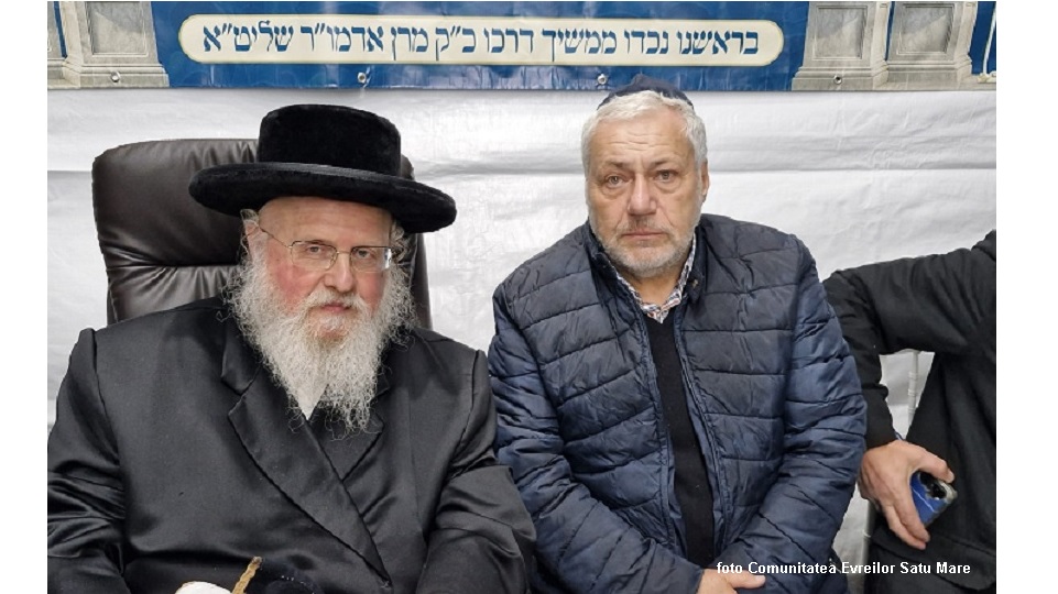 Vizita Rebbe-ului Sasover la Satu Mare (foto Comunitatea Evreilor Satu Mare)