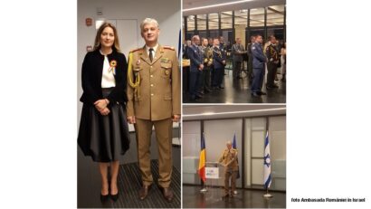 Ziua Armatei Române a fost sărbătorită la Tel Aviv (foto Ambasada României în Israel)