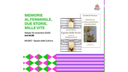 “Memorie al femminile. Due storie, mille vite”, il Centro Culturale Italo-Romeno e Rediviva Edizioni a BookCity Milano