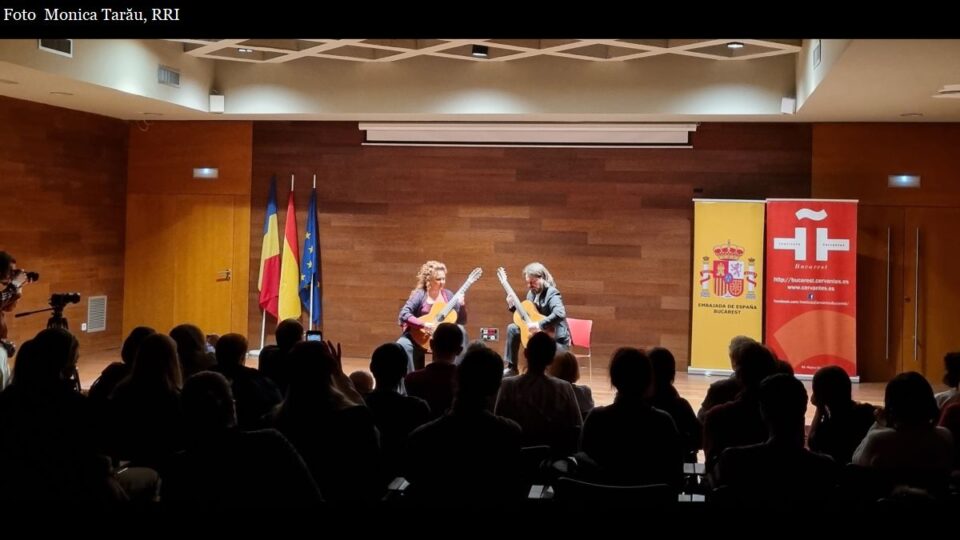 Recital de guitarra en el Instituto Cervantes de Bucarest