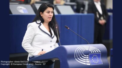 Georgiana Teodorescu (Photographer: Alexis HAULOT Copyright: © European Union 2025 - Source : EP)