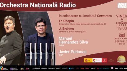 El pianista Javier Perianes y el director de orquesta Manuel Hernández-Silva, juntos en la Sala Radio