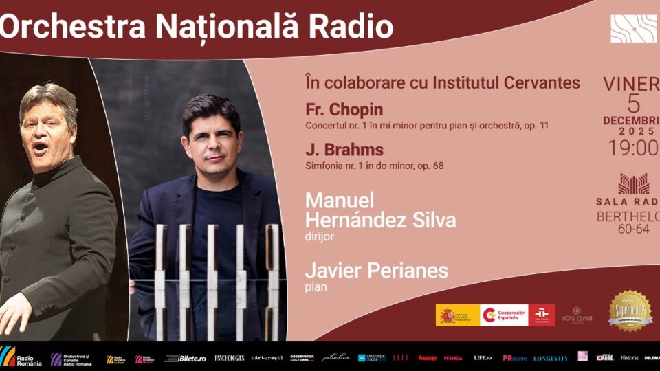 El pianista Javier Perianes y el director de orquesta Manuel Hernández-Silva, juntos en la Sala Radio