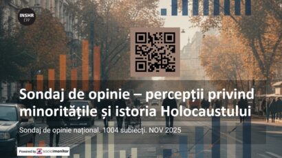 Sondaj de opinie – percepţii privind minorităţile şi istoria Holocaustului (foto Institutul 'Elie Wiesel')