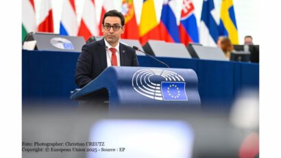 Vicepreședintele Comisiei Europene, Stéphane Séjourné (Foto: Photographer: Christian CREUTZ Copyright: © European Union 2025 - Source : EP)