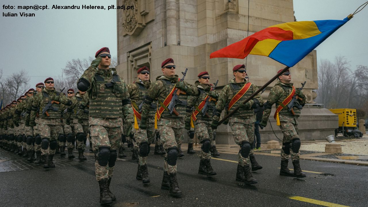1 Decembrie - Ziua Naţională a României (sursă foto: MApN facebook@cpt. Alexandru Helerea, plt.adj.pr. Iulian Vișan