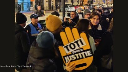протест (фото: Radio Cluj/ Facebook)