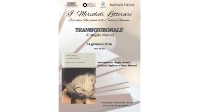 Giornata della Cultura Nazionale: Mercoledì letterari all’Accademia di Romania in Roma con Magda Cârneci