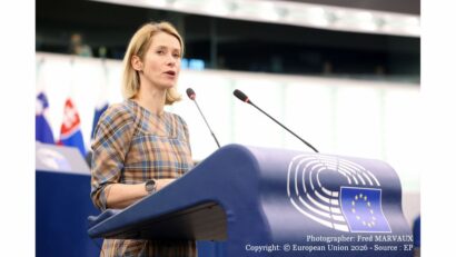 Kaja Kallas (Photographer: Fred MARVAUX Copyright: © European Union 2026 - Source : EP)